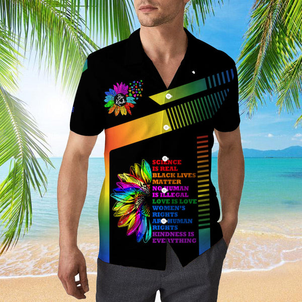 Trans Pride Be Kind LGBT Hawaiian Shirt | For Men & Women | HW954-BehighStyle