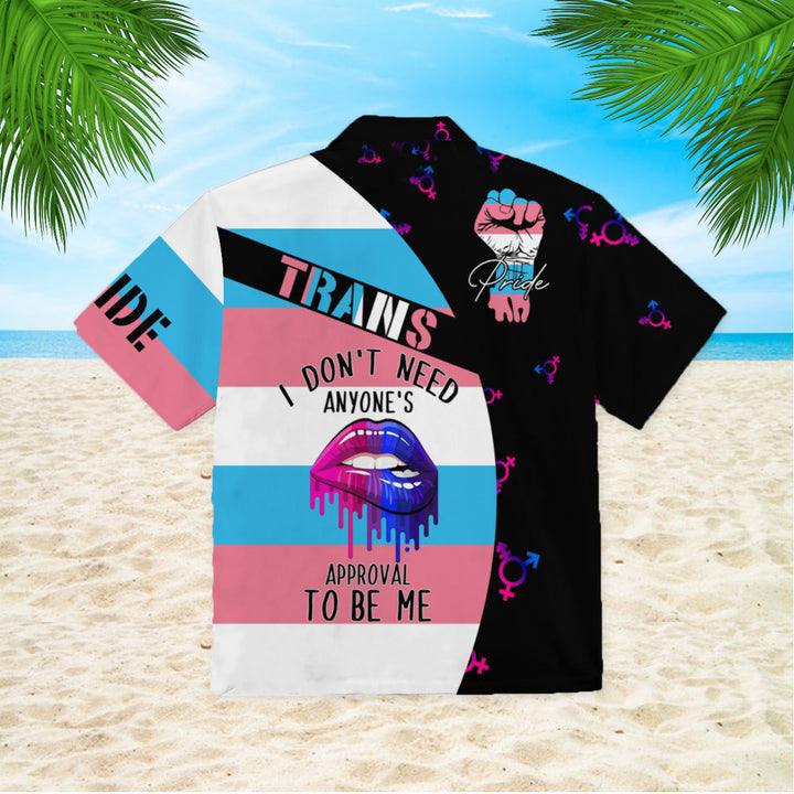 Trans Pride Sexy Lips Hawaiian Shirt | For Men & Women | HW378-BehighStyle