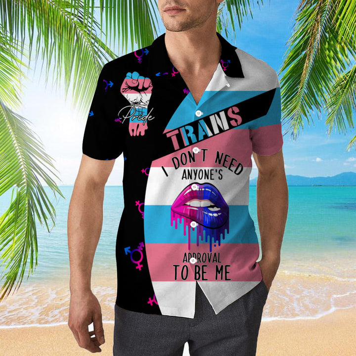 Trans Pride Sexy Lips Hawaiian Shirt | For Men & Women | HW378-BehighStyle