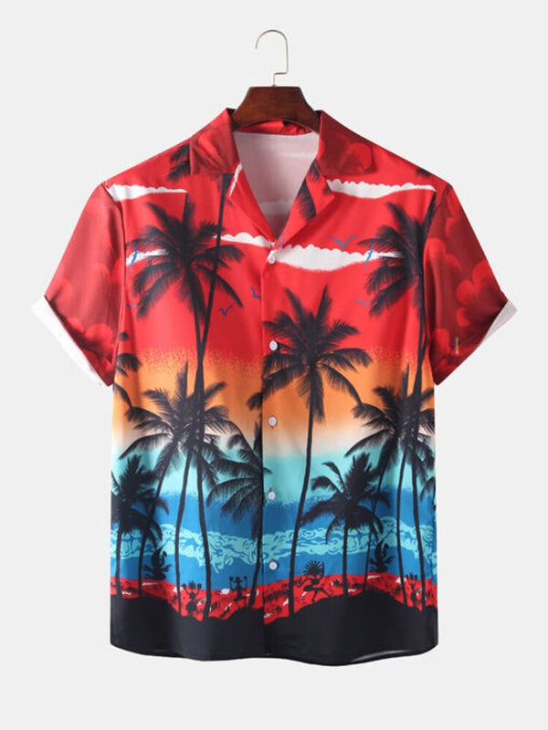 Tropical Coconut Beach Hawaiian Shirt | HW3036