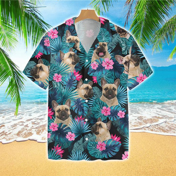 Tropical French Bulldog Hawaiian Shirt | For Men & Women | HW1216-BehighStyle