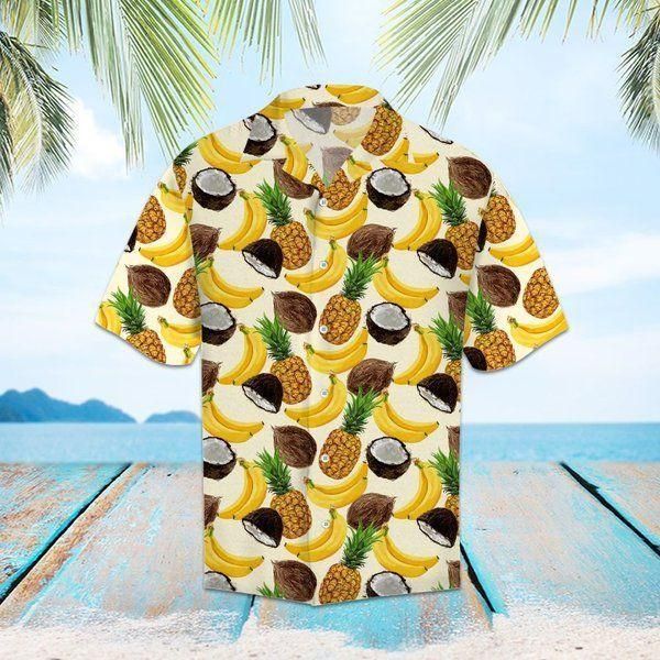 Tropical Fruits Pineapple Banana Aloha Hawaiian Shirt | For Men & Women | HW831-BehighStyle