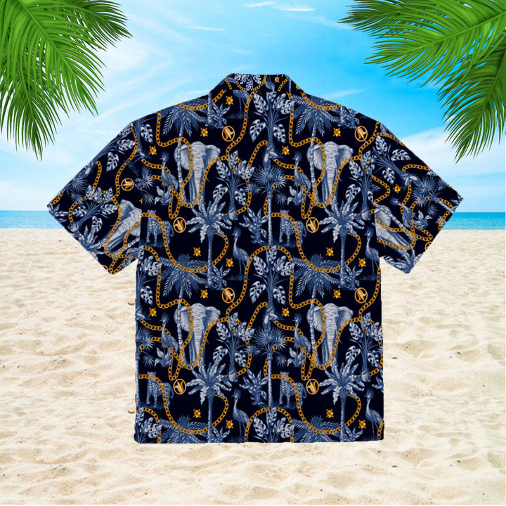 Tropical Trees Jungle Pattern Hawaiian Shirt | For Men & Women | HW414-BehighStyle