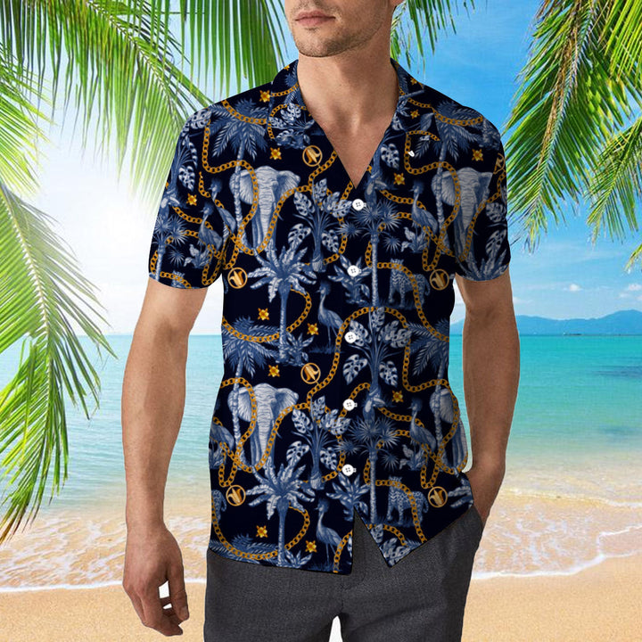 Tropical Trees Jungle Pattern Hawaiian Shirt | For Men & Women | HW414-BehighStyle