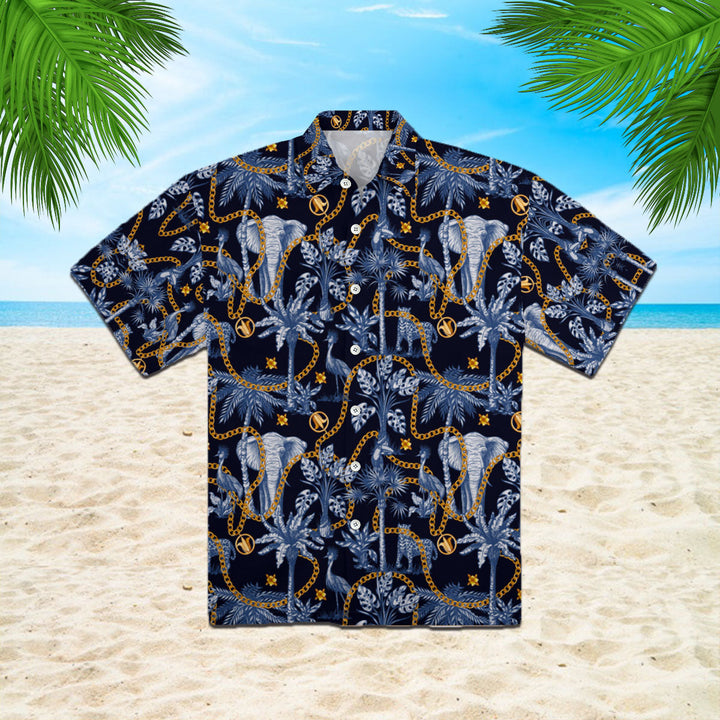 Tropical Trees Jungle Pattern Hawaiian Shirt | For Men & Women | HW414-BehighStyle