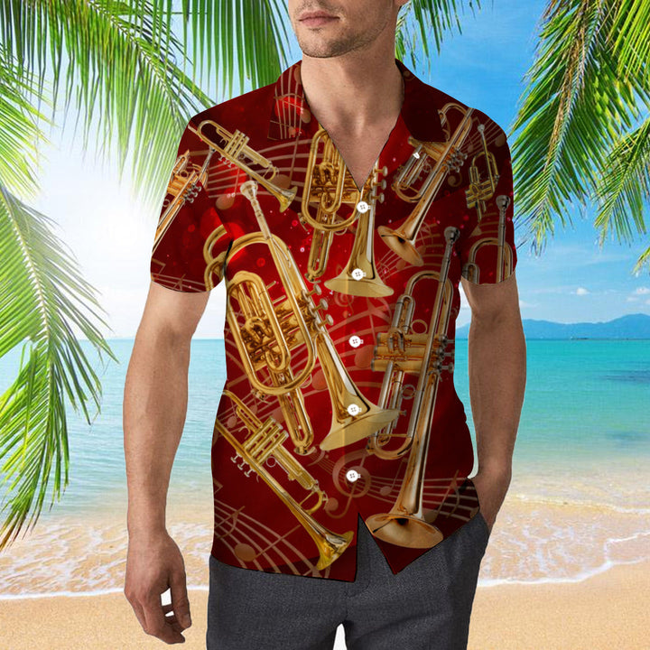 Trumpet Is Cool Hawaiian Shirt | For Men & Women | HW381-BehighStyle