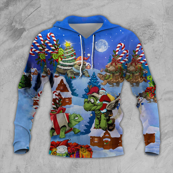 Turtle Christmas 3D All Over Print | Adult | HP2627