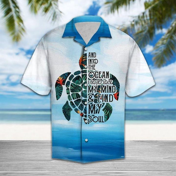 Turtle In The Ocean Hawaiian Shirt | For Men & Women | HW1850-BehighStyle