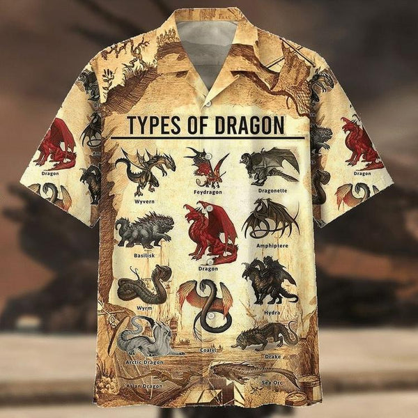 Types of Dragon Aloha Hawaiian Shirt | For Men & Women | HW727-BehighStyle