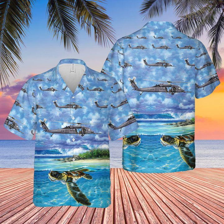 US Air Force Montana Air National Aloha Hawaiian Shirt | For Men & Women | HW1437-BehighStyle