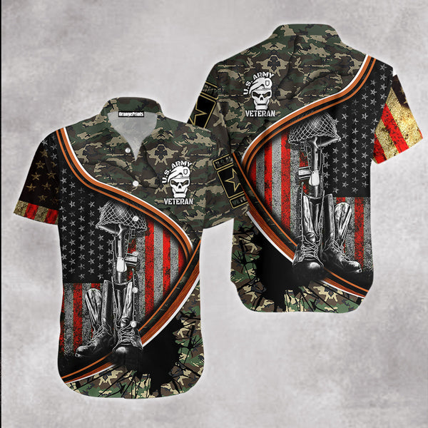 US Army Veteran Hawaiian Shirt | HW3215