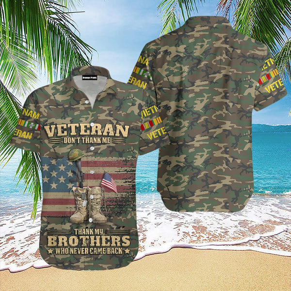 US Army Vietnam Veteran Hawaiian Shirt | HW3210