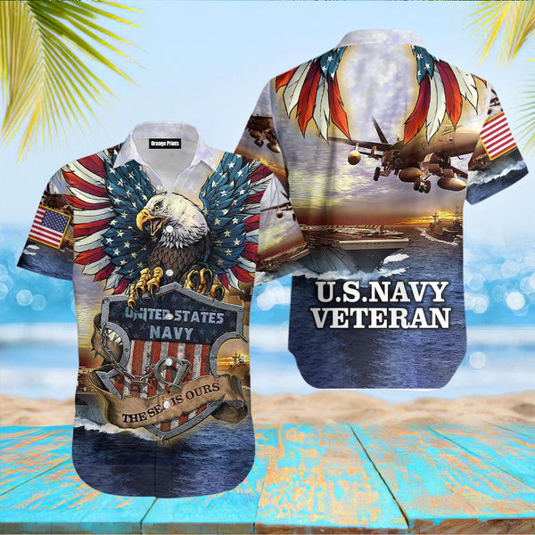 US Navy Veteran Hawaiian Shirt | HW3153