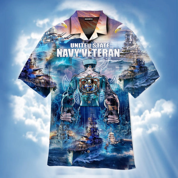 US Navy Veteran Hawaiian Shirt | HW3246