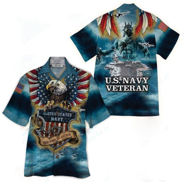 US Navy Veteran Hawaiian Shirt | HW3247