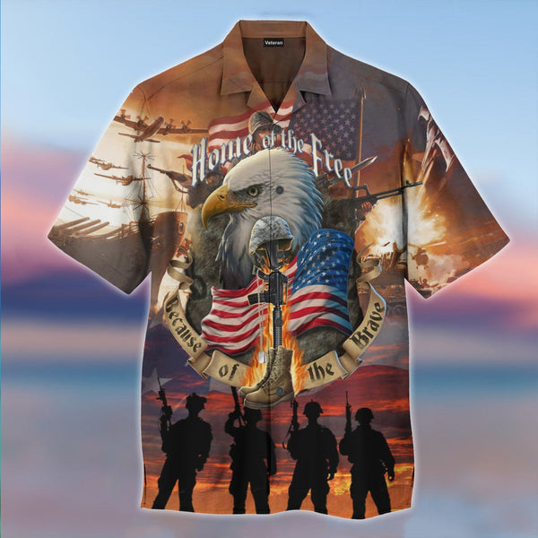 US Veteran Day American Hawaiian Shirt | HW3228