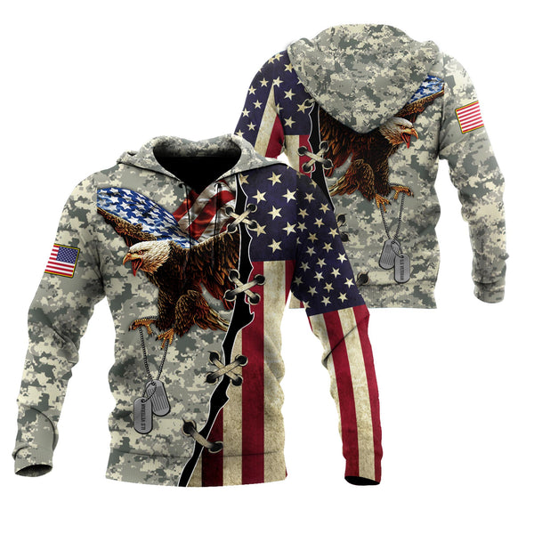 US Veteran Eagle 3D All Over Print | Adult | HP2941