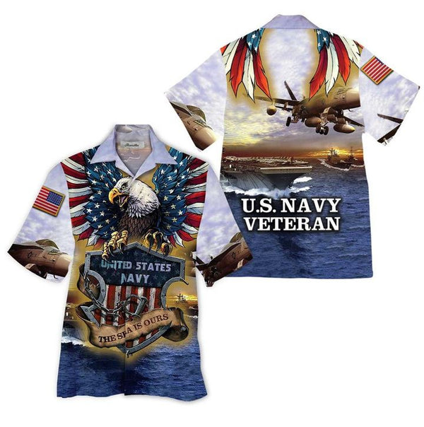 U.S Navy Veteran  Hawaiian Shirt | HW3223