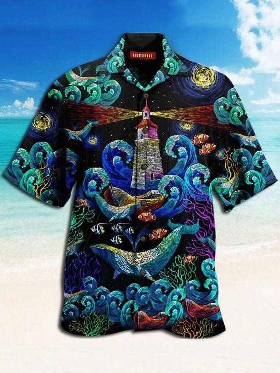 Undersea Hawaiian Shirt | For Men & Women | HW2309-BehighStyle