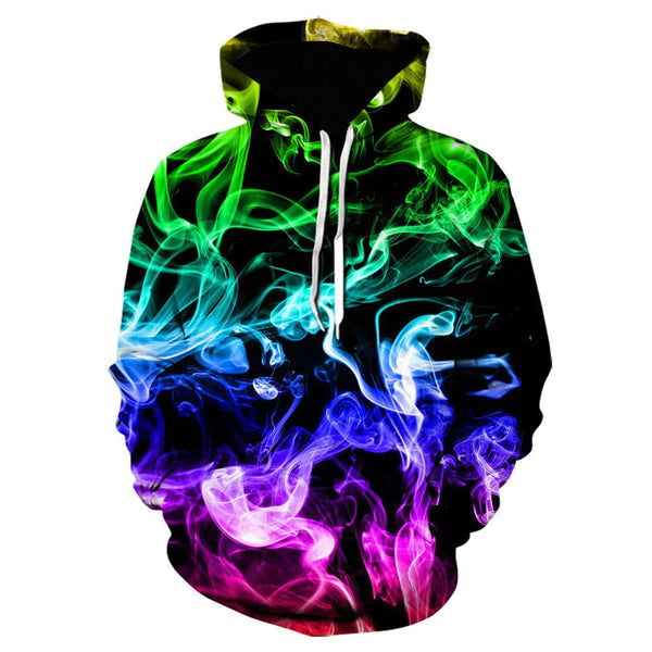 Unisex Colorful Smoke Lightning 3D All Over Print | Adult | HP2760