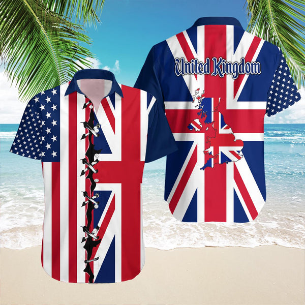 United Kingdom Flag Hawaiian Shirt | For Men & Women | HW2294-BehighStyle