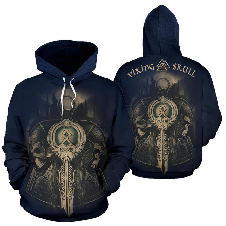 Valhalla Skull 3D All Over Print | For Men & Women | Adult | HP1497-BehighStyle