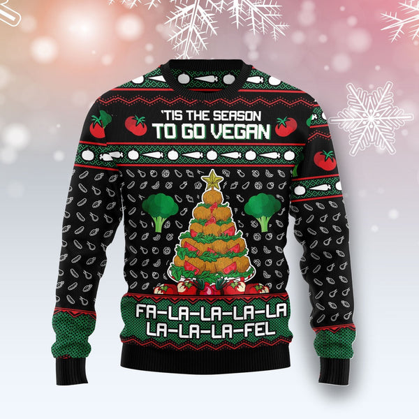 Vegan Tree Christmas Ugly Christmas Sweater | Adult | US1762