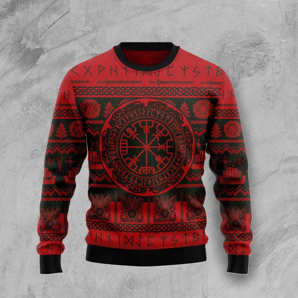 Vegvisir Viking Ugly Christmas Sweater | Adult | US2253