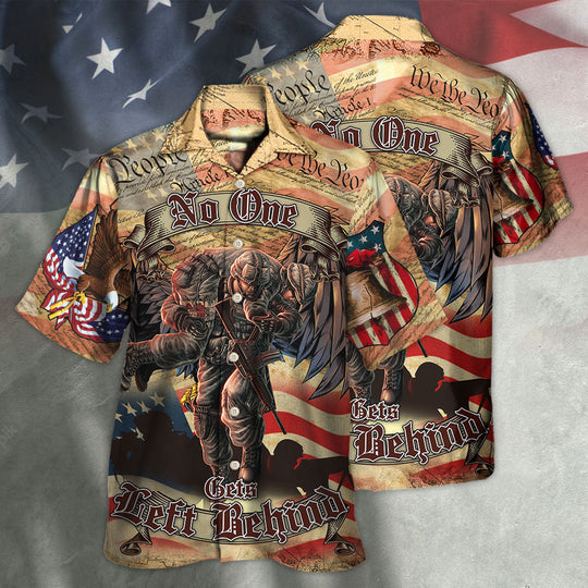 Veteran Cool No One Left Behind Cool And Classic Style Hawaiian Shirt | HW3294