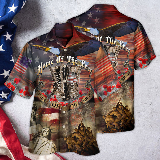 Veteran Proud To Be A With Boots Hawaiian Shirt | HW3312