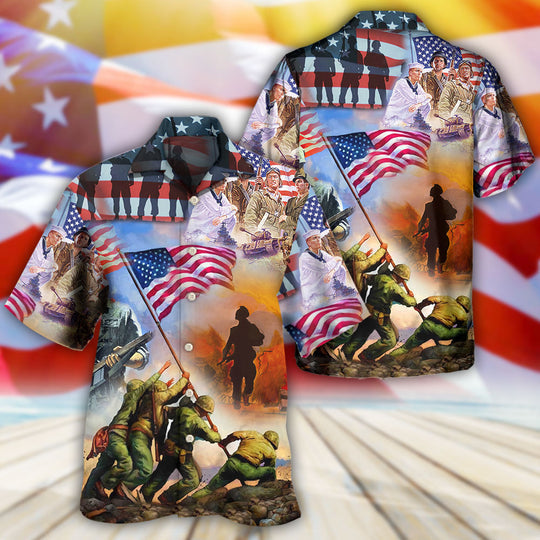 Veteran USA Veteran Proud Hawaiian Shirt | HW3309