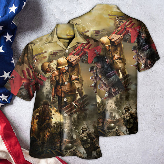 Veteran War And Peace With Strong Style Hawaiian Shirt | HW3303