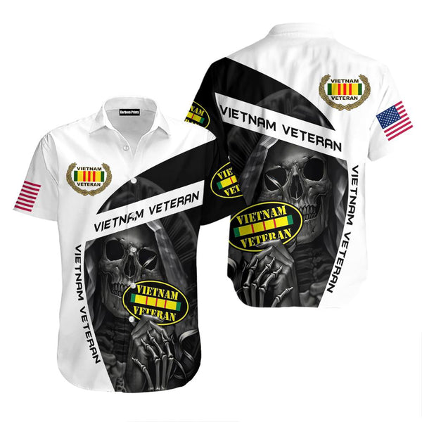 Vietnam Veteran Aloha Hawaiian Shirts For Men & For Women | WT7419