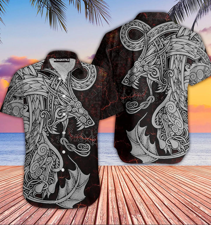 Viking Dragon Hawaiian Shirt | For Men & Women | WT6212-BehighStyle