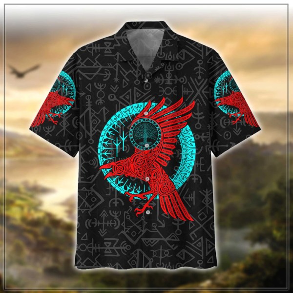 Viking Eagle Hawaiian Shirt | HW1277