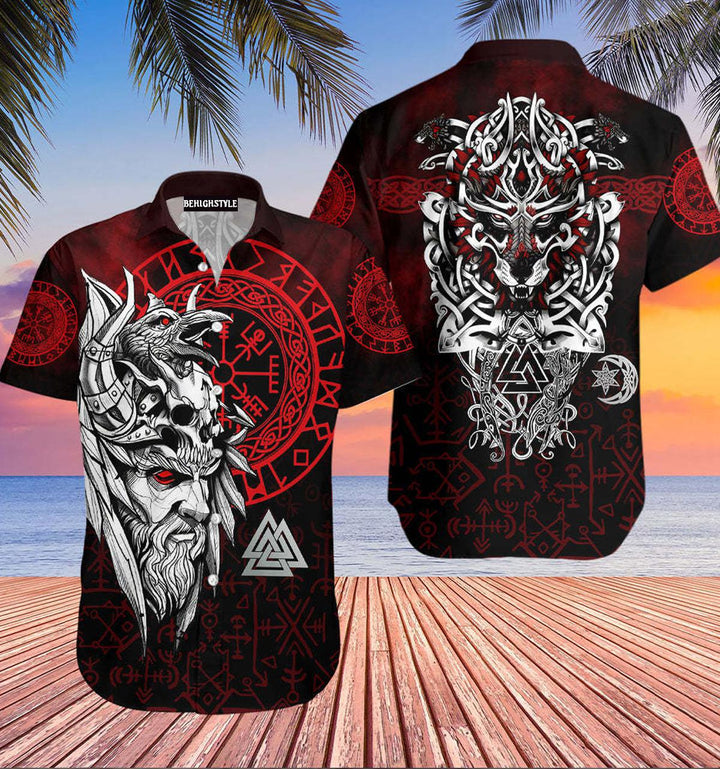 Viking Hawaiian Shirt | For Men & Women | WT6451-BehighStyle