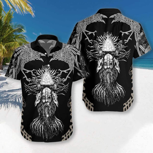 Viking Odin Unisex Hawaiian Shirt | For Men & Women | HW247-BehighStyle