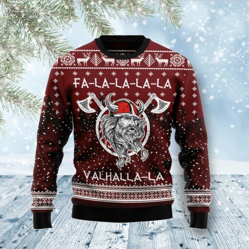 Vikings Fa La La La Ugly Christmas Sweater | Adult | US1676