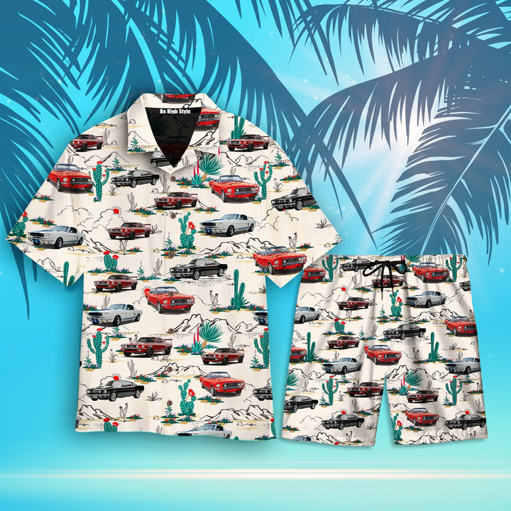 Vintage Car Hawaiian Shirt Set | For Men & Women | HS101-BehighStyle