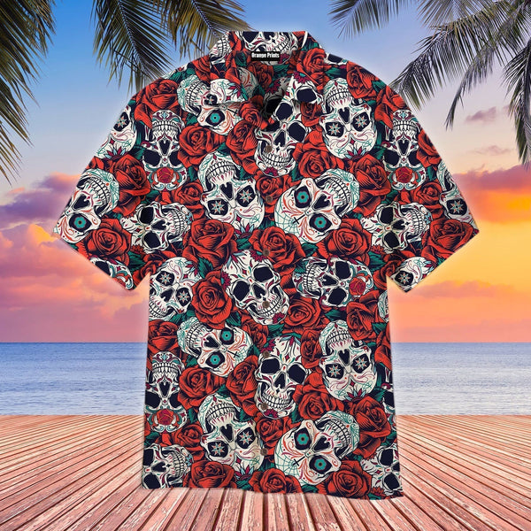 Vintage Day of Dead Aloha Hawaiian Shirt | For Men & Women | HW1148-BehighStyle