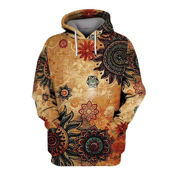 Vintage Flower Hippie 3D All Over Print | Adult | HP3019