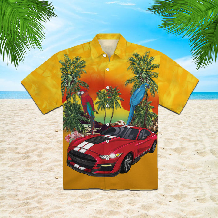 Vintage Mustang Hawaiian Shirt | For Men & Women | HW914-BehighStyle