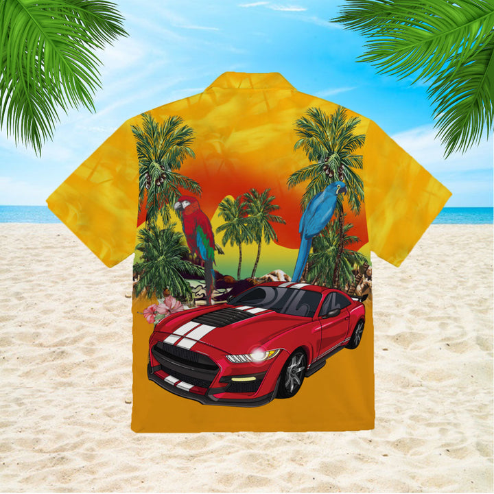 Vintage Mustang Hawaiian Shirt | For Men & Women | HW914-BehighStyle