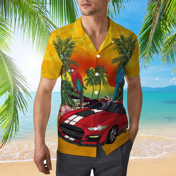 Vintage Mustang Hawaiian Shirt | For Men & Women | HW914-BehighStyle