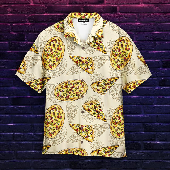 Vintage Pizza Aloha Hawaiian Shirt | For Men & Women | HW1145-BehighStyle