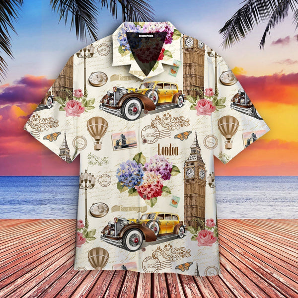 Vintage Retro Car Aloha Hawaiian Shirt | For Men & Women | HW1173-BehighStyle