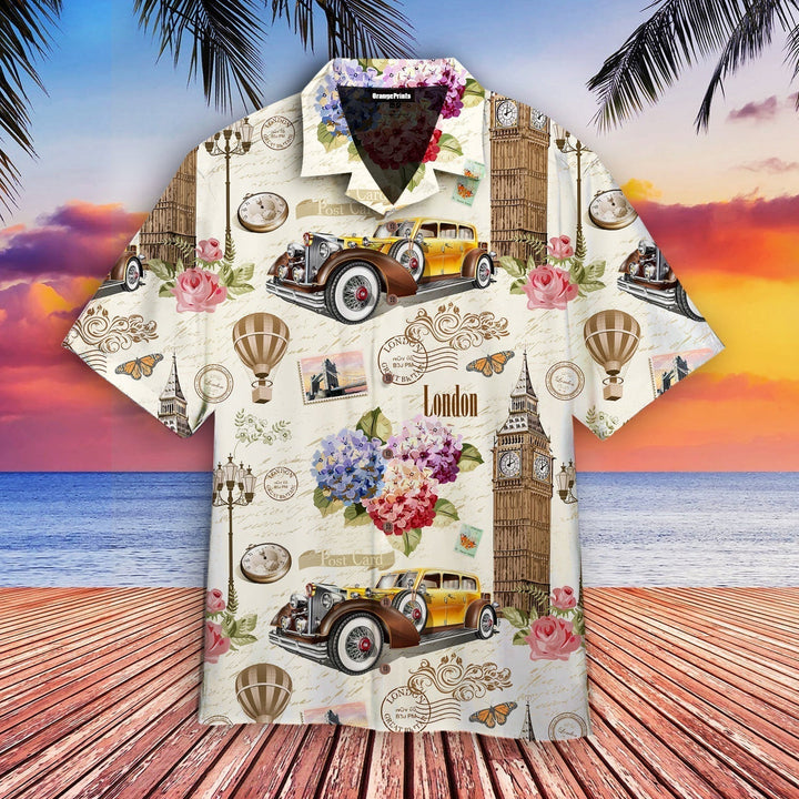 Vintage Retro Car Aloha Hawaiian Shirt | For Men & Women | HW1173-BehighStyle