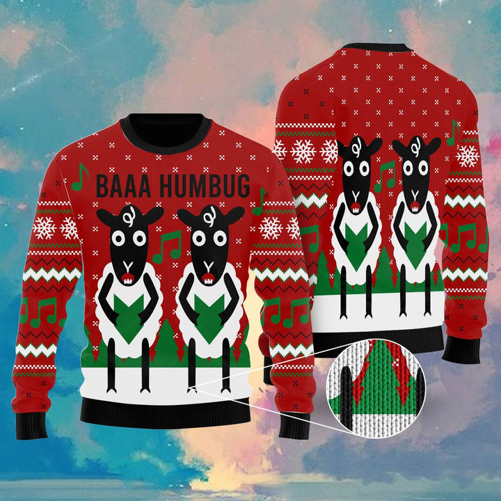 Vintage Sheep Music Ugly Christmas Sweater | For Men & Women | Adult | US1172-BehighStyle