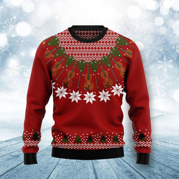 Violin Ugly Christmas Sweater | Adult | US1952