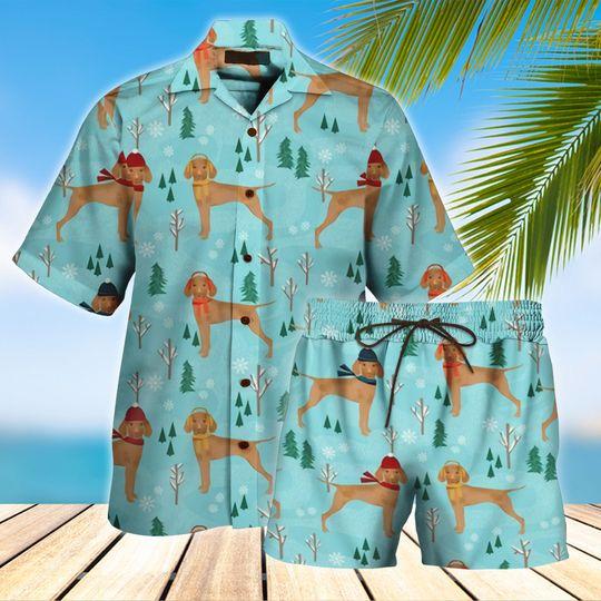 Vizsla Hawaiian Shirt Set | For Men & Women | HS144-BehighStyle